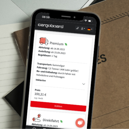 Der Premiumversand von Cargoboard