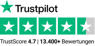 Unsere Trustpilot-Bewertungen im Überblick